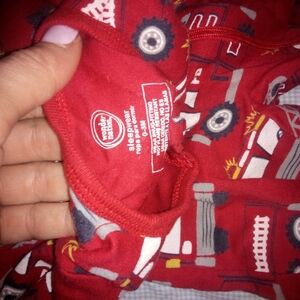 0-3 months fire truck with handmits  sleeper